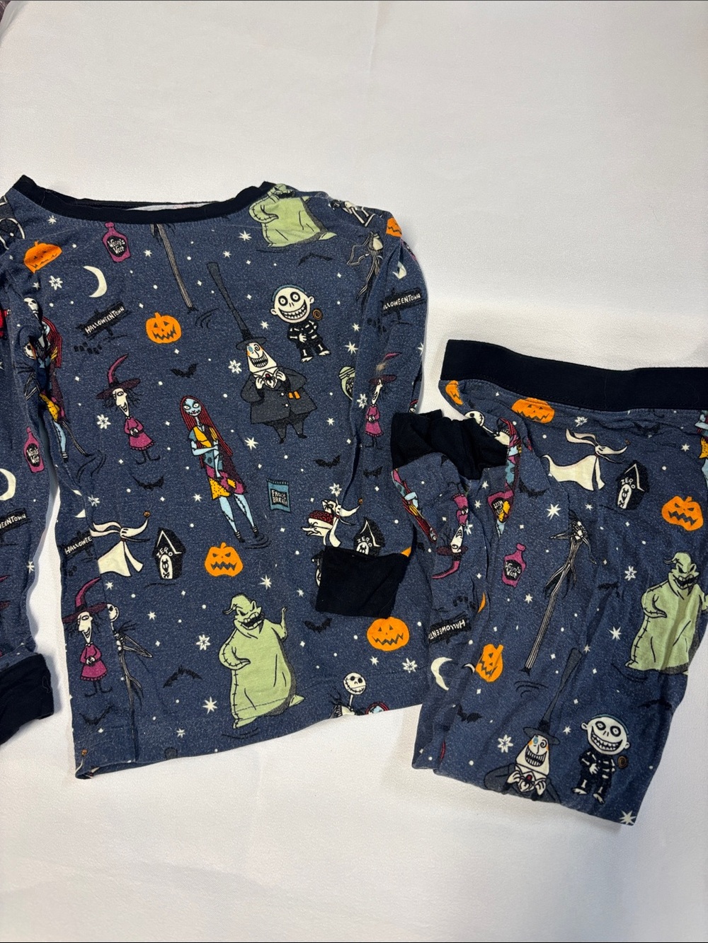 Little Sleepies Disney Nightmare Before Christmas Kids Pajama Set